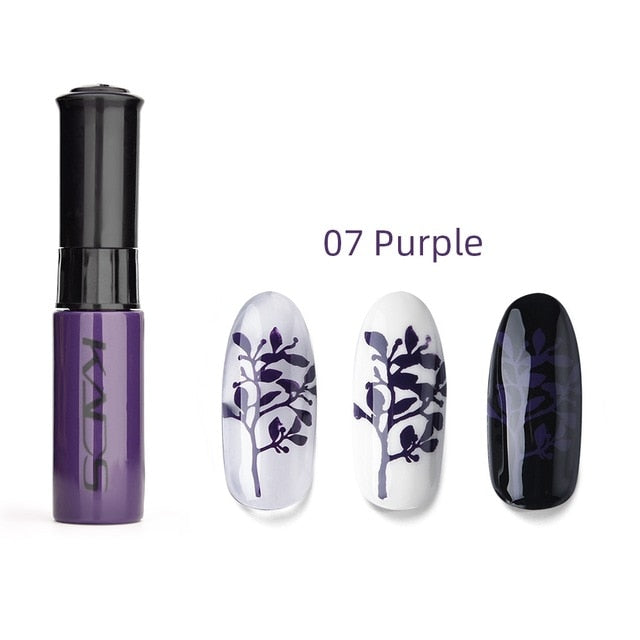 KADS Stamp polish 1 Bottle/LOT Nail Polish & stamping polish nail art 31 colors Optional 10g Stamping Polish Gel Nails Lacquer