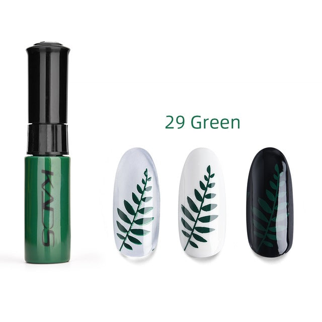 KADS Stamp polish 1 Bottle/LOT Nail Polish & stamping polish nail art 31 colors Optional 10g Stamping Polish Gel Nails Lacquer