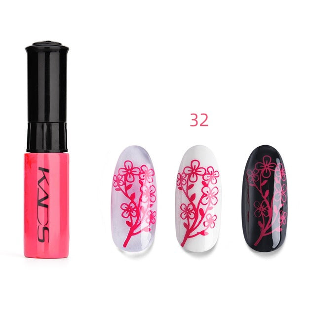 KADS Stamp polish 1 Bottle/LOT Nail Polish & stamping polish nail art 31 colors Optional 10g Stamping Polish Gel Nails Lacquer