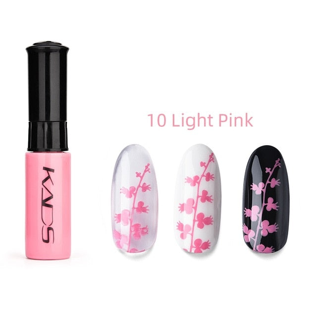 KADS Stamp polish 1 Bottle/LOT Nail Polish & stamping polish nail art 31 colors Optional 10g Stamping Polish Gel Nails Lacquer