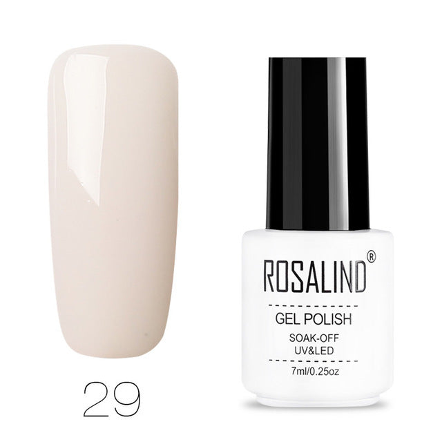 ROSALIND Nail Polish Vernis Semi Permanent Hybrid Varnish Gel polish uv Color Gel Manicure Primer Top Coat Glitter Nail Art