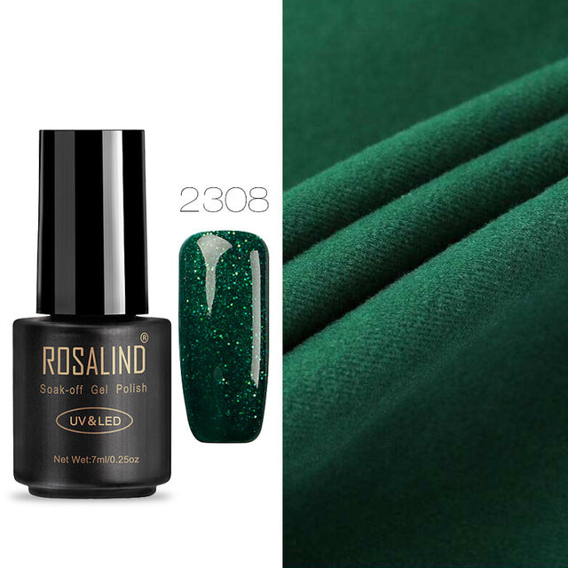 ROSALIND 7ML Nail Polish Gel Varnish Hybrid UV For Manicure Off Gellak White Prime Nail Art gel Extension nail polish