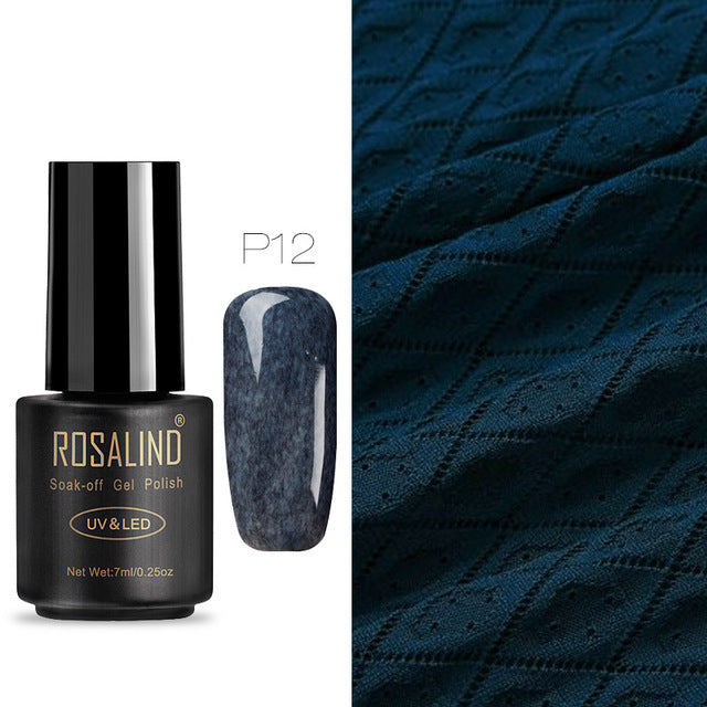 ROSALIND 7ML Nail Polish Gel Varnish Hybrid UV For Manicure Off Gellak White Prime Nail Art gel Extension nail polish