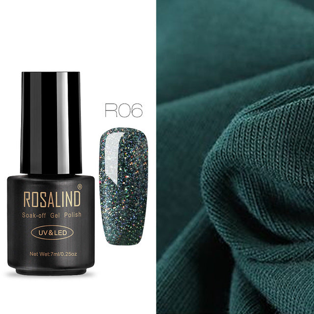 ROSALIND 7ML Nail Polish Gel Varnish Hybrid UV For Manicure Off Gellak White Prime Nail Art gel Extension nail polish