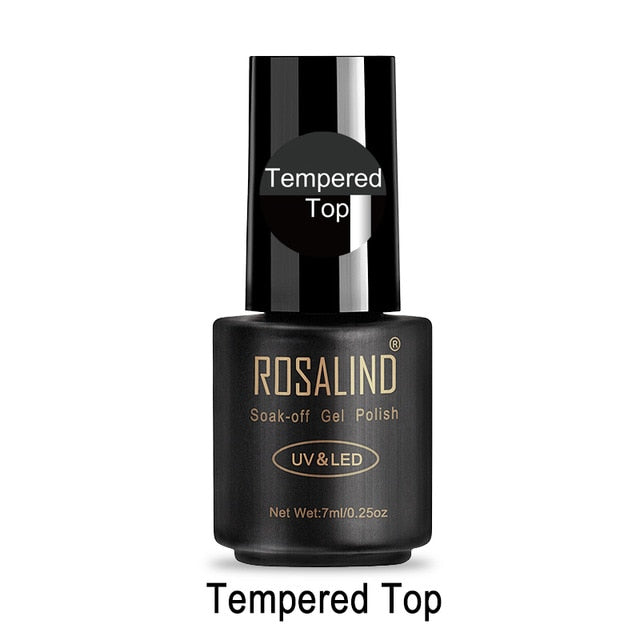 ROSALIND Gel Nail Polish Varnish Hybrid All For Manicure Set 7ML Semi Permanent Vernis UV Top Coat Poly  Gel Nail Polish