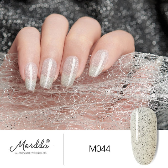 MORDDA 8 ML Gel Polish UV LED Nail Varnish For Manicure 60 Colors Gel Lacquer Semi Permanent Gel Paint Nail Art DIY Design Tools