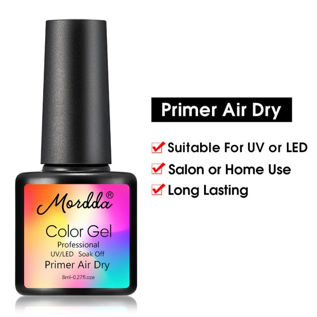 MORDDA 8 ML Gel Polish UV LED Nail Varnish For Manicure 60 Colors Gel Lacquer Semi Permanent Gel Paint Nail Art DIY Design Tools